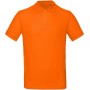 Men's organic polo shirt Orange L