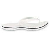 Crocs™ Crocband™ Flip-Flops White M4/W6 US