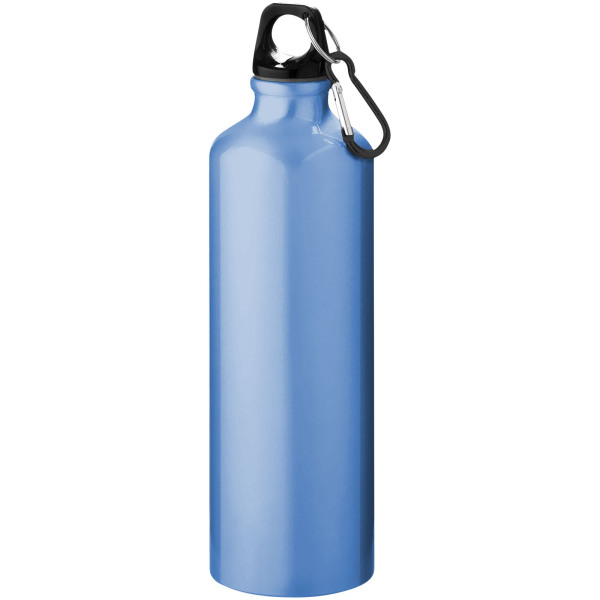Oregon 770 ml aluminium water bottle with carabiner - Light blue