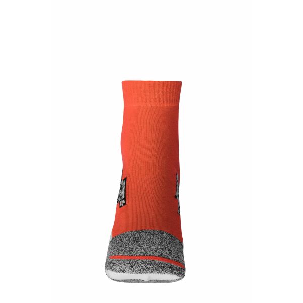 Sport Sneaker Socks - bright-orange/white - 45-47