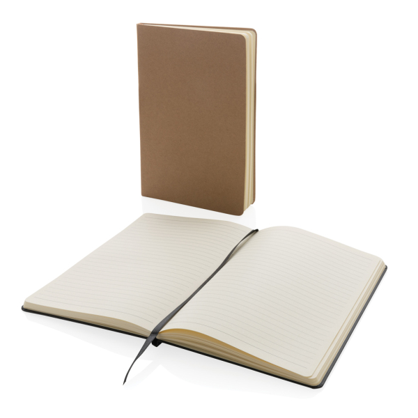 A5 hardcover notebook, brown