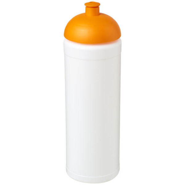 Baseline® Plus grip 750 ml bidon met koepeldeksel - Wit/Oranje