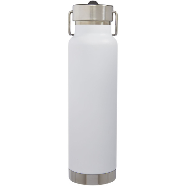 Thor 750 ml copper vacuum insulated sport bottle - White