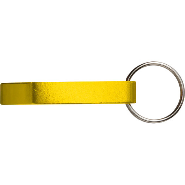 Metalen 2-in-1 sleutelhanger Felix geel
