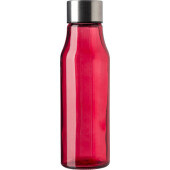 Glazen drinkfles (500 ml) Andrei rood