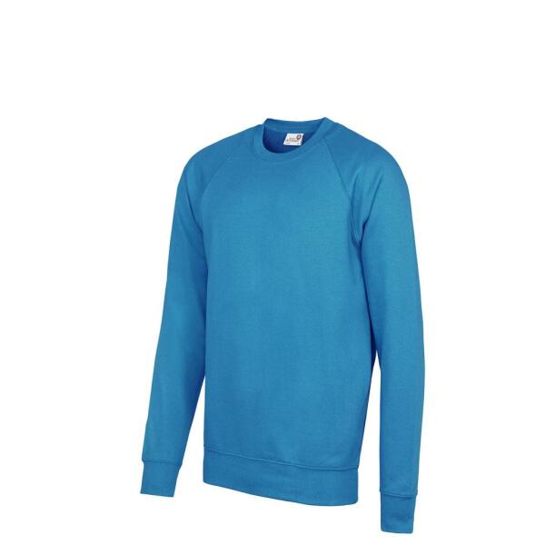 Senior Raglan Sweatshirt, Sapphire Blue, L, AWDis Academy