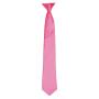 'Colours' Satin Clip Tie, Fuchsia, ONE, Premier