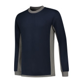 L&S Sweater Workwear Dark Navy/PG XL