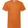 Men's Valueweight V-neck T-shirt (61-066-0) Orange S