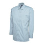 Mens Poplin Full Sleeve Shirt - 16 - Light Blue