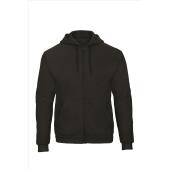 B&C ID.205 Hooded Full Zip Sweatshirt 50/50, Black, XS
