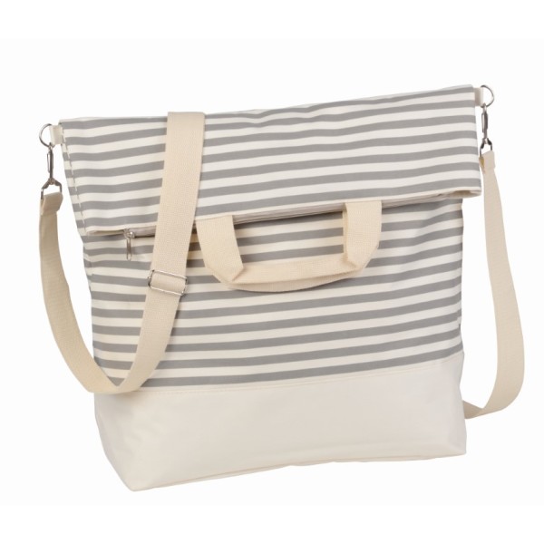 JUIST - Beach bag beige, grey JUIST - Beach bag beige, grey