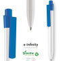 Ballpoint Pen e-Infinity Recycled White Blue