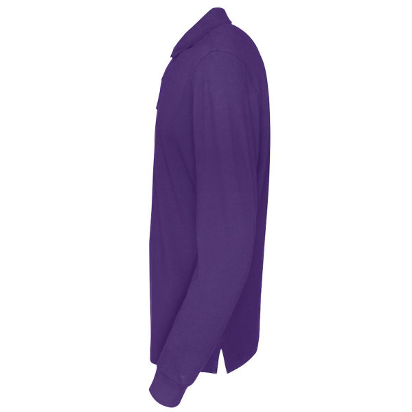 Cottover Gots Pique Long Sleeve Man purple S