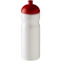 H2O Active® Base 650 ml bidon met koepeldeksel - Wit/Rood