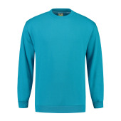 L&S Sweater Set-in Crewneck turquoise L