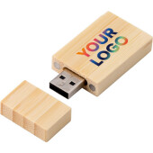 Bamboe USB stick Mirabelle beige