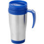 Sanibel 400 ml insulated mug - Silver/Blue