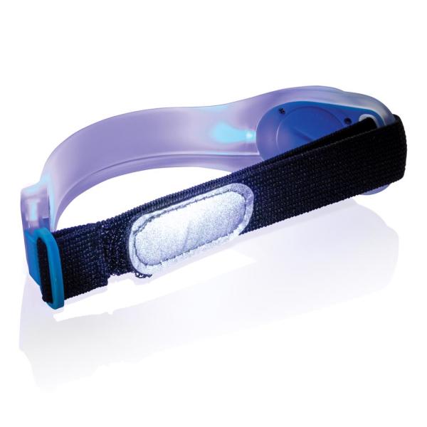 Veiligheids LED armband, blauw