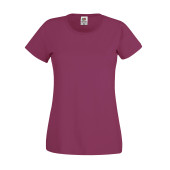 Original-T Ladies' T-shirt  (Full Cut 61-420-0) Burgundy M