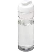 H2O Active® Base Tritan™ 650 ml sportfles met klapdeksel - Transparant/Wit