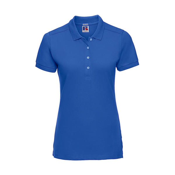 Ladies' Fitted Stretch Polo - Azure - 2XL
