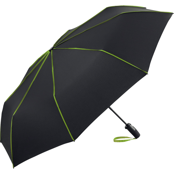 AOC oversize mini umbrella FARE®-Seam black-lime