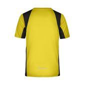 Men's Running-T - yellow/black - 3XL