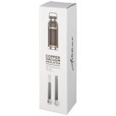 Colton 600 ml met koper vacuüm geïsoleerde drinkfles - Zwart