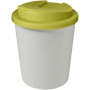 Americano® Espresso Eco 250 ml recycled tumbler with spill-proof lid - White/Lime