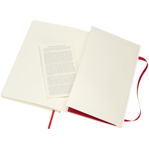 Classic L softcover notitieboek - gelinieerd - Scarlet rood