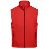 Men's  Softshell Vest - red - S