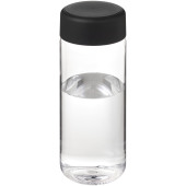 H2O Active® Octave Tritan™ 600 ml sportfles met schroefdop - Transparant/Zwart