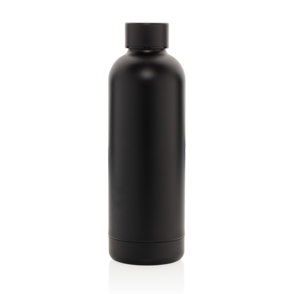 Impact stainless steel double wall vacuum bottle, black