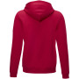 Ruby men’s GOTS organic recycled full zip hoodie - Red - S