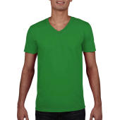 Gildan Mens Softstyle® V-Neck T-Shirt - Irish Green - 2XL