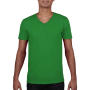 Gildan Mens Softstyle® V-Neck T-Shirt - Irish Green - 2XL