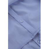 Ladies' LS Poplin Shirt - Corporate Blue - L (40)