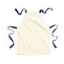 FairTrade Cotton Junior Craft Apron - Natural/French Navy - One Size