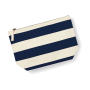 Nautical Accessory Bag - Natural/Navy - One Size
