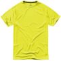 Niagara cool fit heren t-shirt met korte mouwen - Neongeel - 3XL