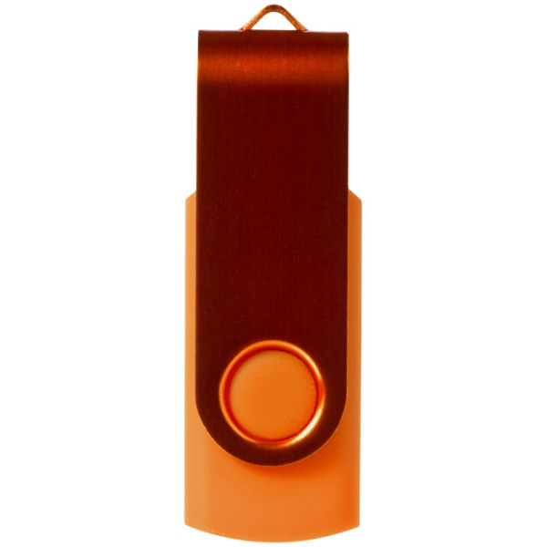 Rotate-metallic USB 2GB - Oranje
