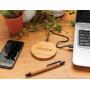 Bamboo 5W Wireless Charger, brown