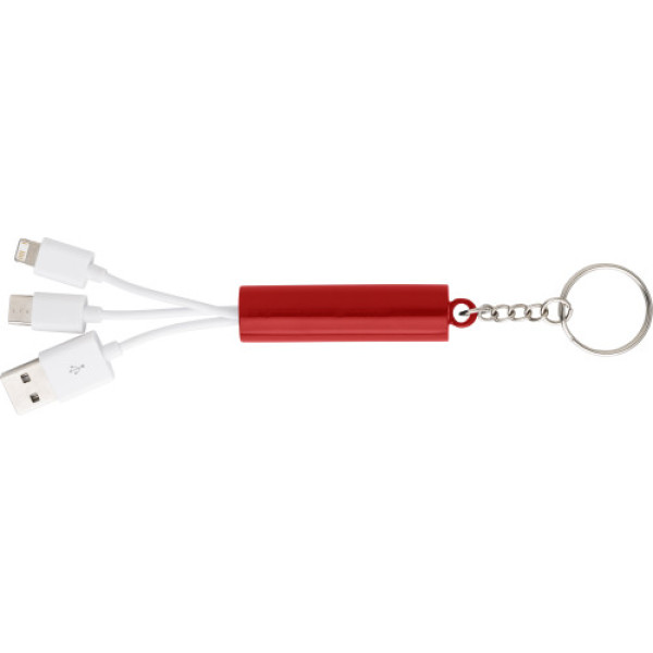 ABS 3-in-1 cable set red