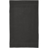 Evelyn 450 g/m² håndklæde i bomuld 100x180 cm - Antracit