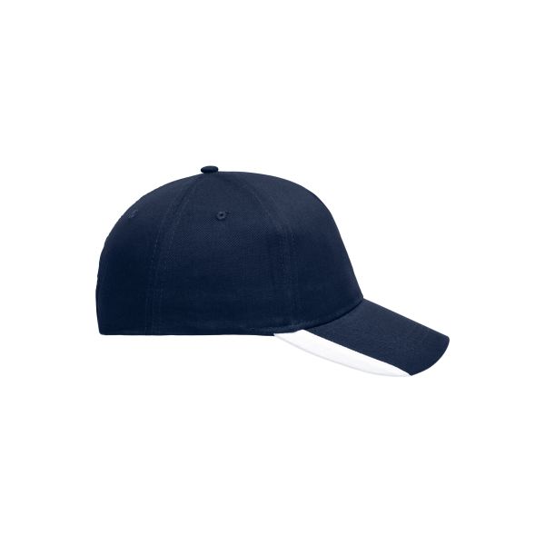 MB6502 5 Panel Two Tone Cap navy/wit one size
