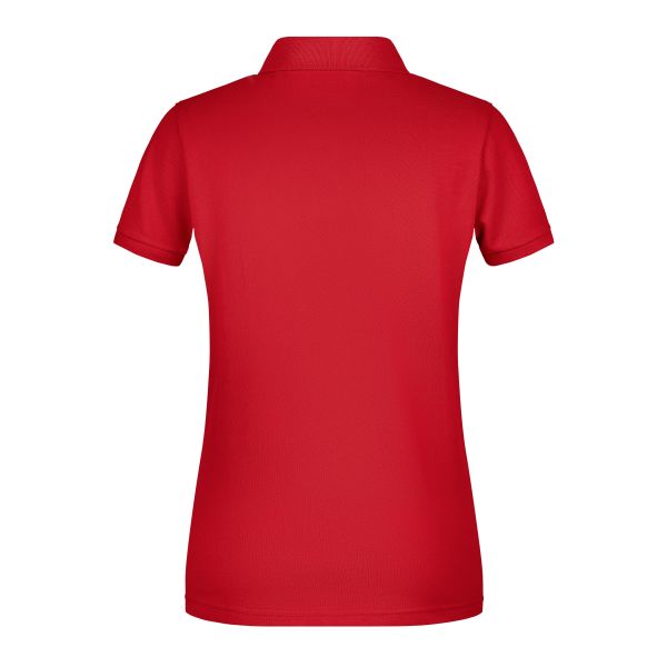 Ladies' Basic Polo - red - S