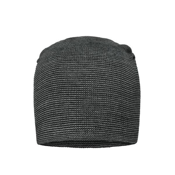 MB7118 Casual Long Beanie - silver/black - one size