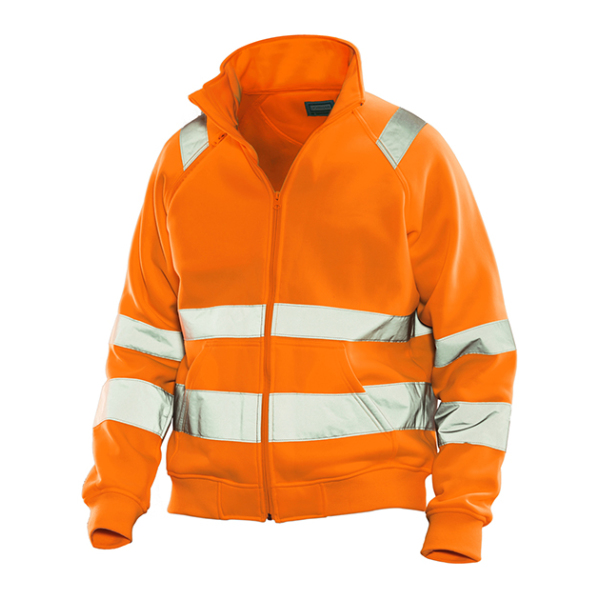 5172 Hi-vis sweatshirt jacket oranje xxl