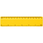 Refari 15 cm recycled plastic ruler - Yellow